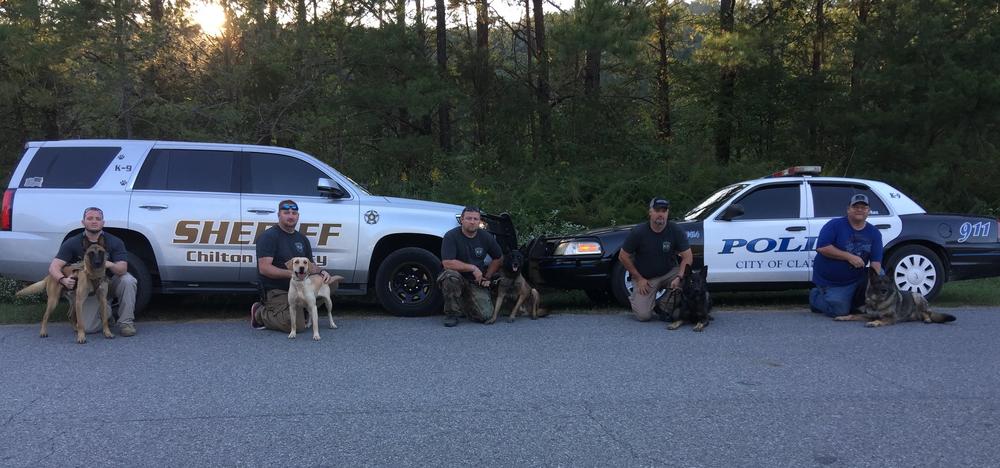 The Chilton County Sheriff's Office and Clanton Police Department K9 Units